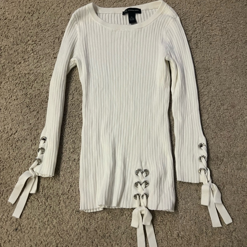 White business professional long sleeve
